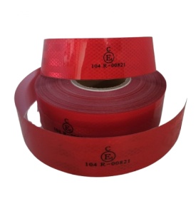 Banda reflectorizanta auto Rosu continua Premium Quality