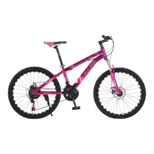 Bicicleta Caraiman CR-24, 24inch, cadru otel, frane pe disc, roz