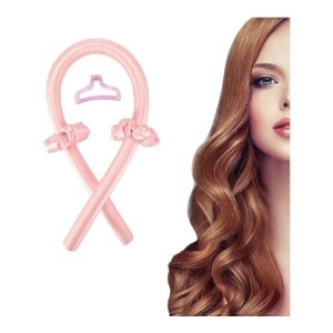 Bigudiu tip panglica , accesorii incluse, usor de utilizat , Roz