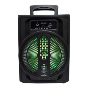 Boxa Portabila GTS-1671, Wireless cu Bluetooth si Lumini, Citire MP3 SD card, USB, Radio Fm - Img 2