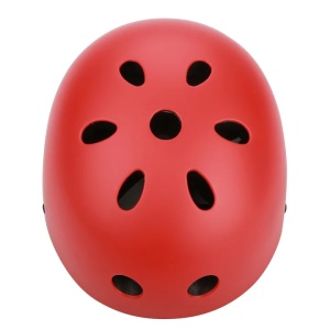 Casca de protectie sport, ajustabila, material PC, rosie - Img 1