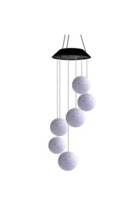 Decoratiune solara de gradina, 6 globuri cu joc de lumini - Img 2