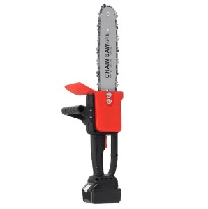 Drujba Motofierastrau cu lant 10 inch, cu 2Lame, 2Lanturi si 2Acumulatori - Img 2