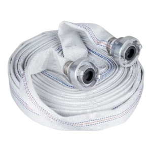 Furtun pentru refulare TATTA TT-C2015, diametru 1”, rola 20m cu mufe cuplare metalice, interior si exterior acoperit cu PVC - Img 1