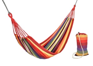 Hamac Multicolor din Bumbac, Pentru 2 Persoane - Img 1