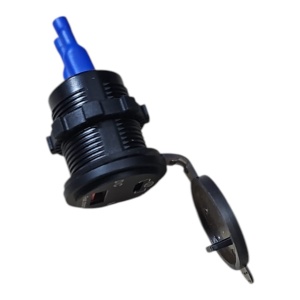 Incarcator auto waterproof cu tester de tensiune - Img 1