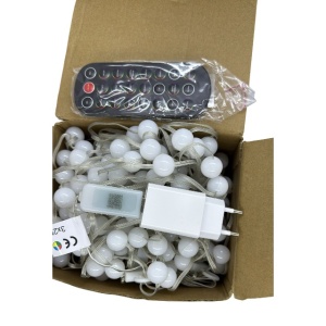 Instalatie Perdea 400 LED-uri cu Bila, 3m x 2m, Digitala, Smart Bluetooth Rgb+W Cu Cod QR aplicatie, Control animatii din telefon - Img 5