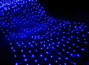 Instalatie Perdea Exterior 8097WW, 240 LED-uri, V8 Alb cald , 3m x 3m, Fir Alb, de Exterior - Img 2