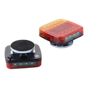 Kit LED Lampi , Wireless, 5 functii, Pentru Remorca Magnetica Fara Fir 12V-24V - Img 2