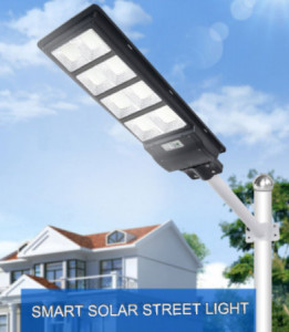 Lampa Solara Stradala, 400W cu 8 Celule, cu Telecomanda Inclusa, IP65 - Img 3