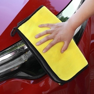 Lavetă auto din microfibră , 30 x 40cm ,pentru curățarea eficientă a caroseriei, interiorului și suprafețelor delicate - Img 2