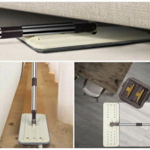 Mop Profesional Scratch cu Doua Cuve de Spalare si 2 Lavete - Img 2