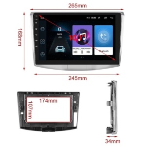 Navigatie Aris Android 2GB RAM, 32 GB RAM, Android 10, CarPlay si Android Auto, ecran 10 Inch, pentru Volkswagen Passat B6, B7, CC, GPS, Canbus, bluetooth, Wi-fi, PASSAT, B6 2005-2010, Volkswagen PASSAT B7 2010-2014, PASSAT CC 2009-2017 - Img 2
