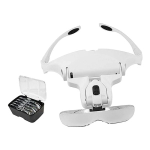 Ochelari cu Lupa si Led - 5 LUPE - Img 4