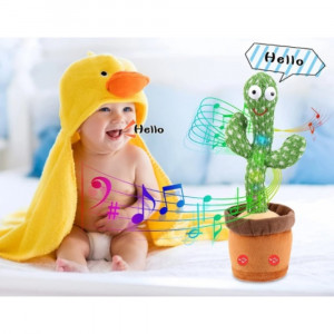 Oferta 2 Bucati x Jucărie Interactivă Pentru Copii, Cactus Dansator și Vorbitor - Img 3