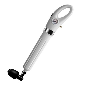 Pompa de desfundat，Pompa cu Aer Comprimat pentru Desfundat Tevi Infundate de Chiuveta, 1 set, Alb，accesorii incluse - Img 1