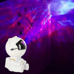 Proiector decorativ Astronaut Star cu cap rotativ 360 grade si telecomanda  - Img 7