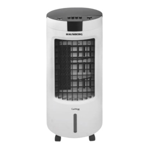 Racitor de aer portabil Hausberg HB-5962AB, 65–80W, rezervor 7.8L, 3 viteze, oscilatie 60°, pachet gheata inclus, alb - Img 2