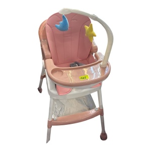 Scaun bebe de Masa Pliabil 6 Luni +,Roz
