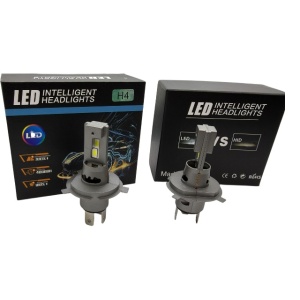Set 2 Becuri LED H4, 180W, 20000lm, 12V, 6000K - Img 2
