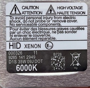 Set 2 Becuri Pentru Xenon D1S , 35w, 6000k - Img 5