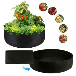 Set de 2 bucati Ghiveci Mare, Sac de Gradinarit din Fetru, Reutilizabil Pentru Plantare si Crestere Plante - Img 3