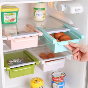 Set de 3 bucati , Cutie Depozitare Universala Pentru Frigider, Birou sau Dulap - Img 2
