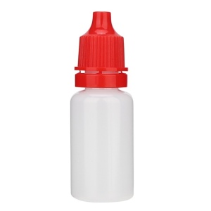 Sticla picuratoare pentru lichid 10ml , rosie, compacta