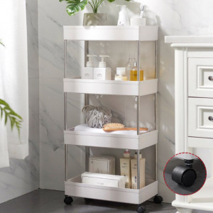 Suport Organizator Multifunctional cu 4 Etajere, Pentru Baie sau Bucatarie - Img 4