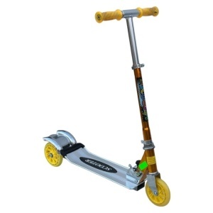 Trotineta Scooter Galben-Auriu pentru copii, greutate maxima 50kg - Img 2