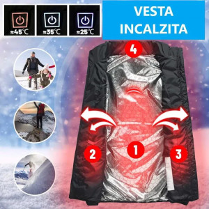 Vestă încălzită - UNISEX - Vestă cu încălzitoare încorporate - Img 3