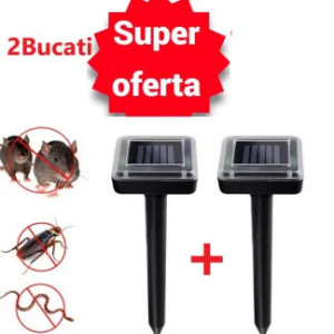 Aparat solar/ Repelent solar pentru insecte și rozătoare pentru zone exterioare - Img 6