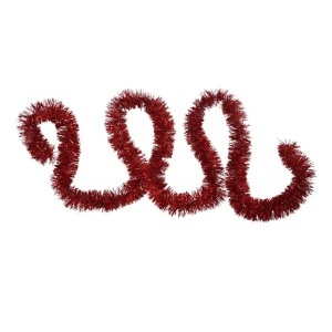 Beteala Craciun, 2 m , material folie PVC, interior-exterior, Rosu