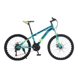 Bicicleta Caraiman CR-24, 24inch, cadru otel, frane pe disc, verde