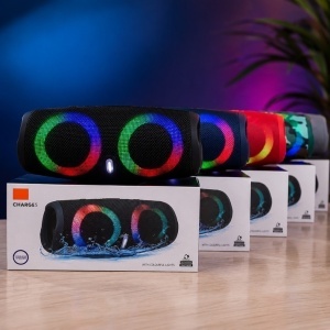 Boxă Portabilă rezistenta la apa CHARGE 5 Bluetooth 5.0 30W – 4000mAh, Lumini RGB, IPX6, USB/AUX/SD/FM, Sunet Puternic, Portabilă - Img 2