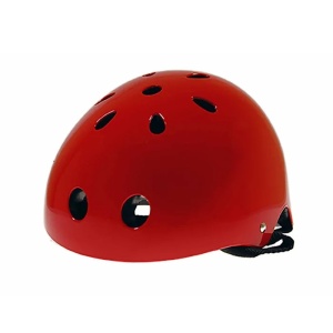 Casca de protectie sport, ajustabila, material PC, rosie - Img 2