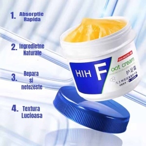 Crema de mâini și picioare Vaseline, Cremă hidratantă anti-crăpare pentru picioare și mâini cu vaselină - Img 4