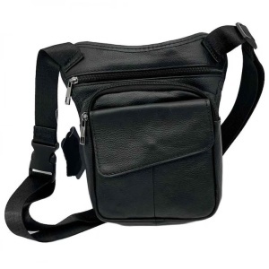 Geanta Tip borseta de picior moto scuter, ATV, bicicleta, impermeabila, Neagra