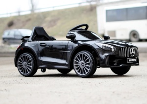 Masinuta electrica pentru copii, Mercedes Benz-AMG-GT-R , NEGRU - Img 5