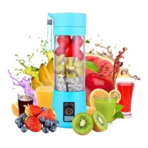 Mini-Blender Portabil cu Incarcare USB ,Albastru