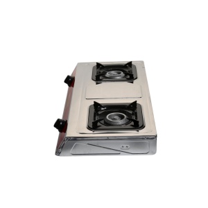 Minigaz cu 2 ochiuri Ertone MN204, inox, GPL (numai butelie), aprindere electronica - Img 2