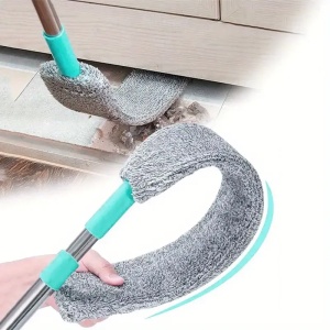 Mop flexibil Microfibra, ustensilă retractabilă pentru curățarea prafului în spațiile înguste