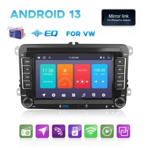 Navigatie Android CAMERA SPATE, Dedicata Volkswagen, Skoda, Seat, Golf 5, Golf 6, Jetta, Passat B6/B7, Tiguan, Touran, Transporter T5, Seat Leon si Skoda Octavia 2 si Fabia 2GB RAM, 32GB RAM, Ecran 7 inch, CarPlay si Android Auto Wireless, USB, Radio RDS