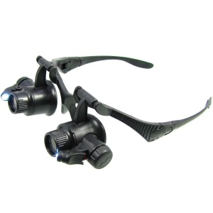 Ochelari cu lentile microscop si factor de marire 10x, 15x, 20x, 25x - Img 1