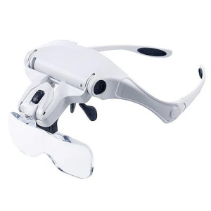 Ochelari cu Lupa si Led - 5 LUPE - Img 1