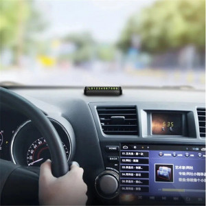 Oferta 1+1 Suport Numar Telefon Auto Card de Parcare Temporara Retractabil - Img 4
