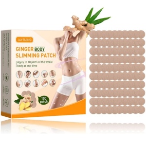 Pachet de 100 Plasturi Slabire Corp cu Ghimbir – Efect Termogenic, Detox, Ardere Grasime, plasturi pentru slabit Slim BODY - Img 6