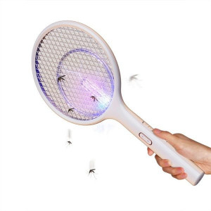 Paleta electrica reincarcabila pentru tantari si insecte cu suport inclus - Img 2