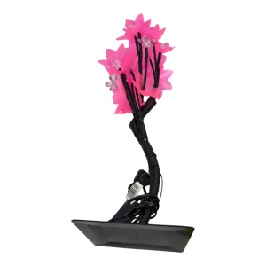 Pomisor Decorativ 20L Rosu, Pomisor cu 20 Leduri Multicolore, 35 cm - Img 3