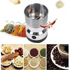 Rasnita Electrica din Inox, 200W, cu Lame de Metal Folosita Pentru Macinarea Boabelor de Cafea, a Nucilor si a Condimentelor - Img 2